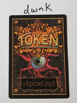 Signed Patreon RK Post Dragon Maleficent Token - MTG - Magic the Gathering - Image 2