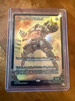 Krang, Utrom Warlord (Showcase) - NM -Teenage Mutant Ninja Turtles Foil MTG 290 - Image 1