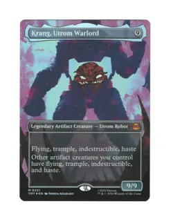 Krang, Utrom Warlord (Borderless) Magic TMNT Foil - Image 1