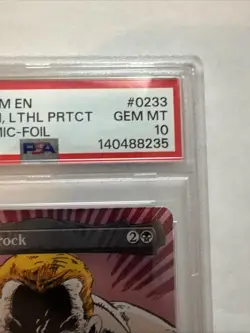 Eddie Brock Venom Lethal (0233) (Borderless Foil) Marvel's Spider-Man PSA 10 Gem - Image 3