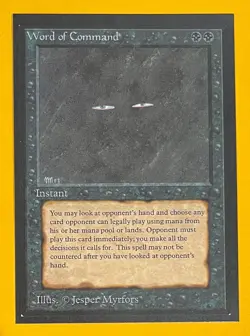 MTG WORD OF COMMAND Collector's Edition (OldManMTG 013-521) - Image 1