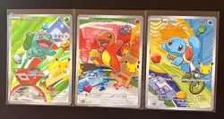 Pokemon First Partner Illustration Rare Kanto MEP Bulbasaur Charmander Squirtle - Image 1