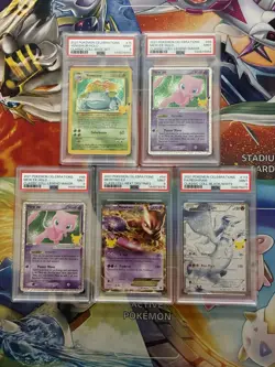Pokemon Card Lot PSA Lot Celebrations Mew Reshiram Venusaur Mewtwo One Owner - Image 1