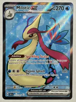 Pokemon Milotic ex 217/191 SV08: Surging Sparks Holo illustration Ultra Rare NM - Image 1