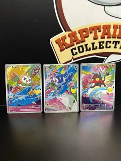 Pokemon 30th Anniversary First Partner Illustration Rare Lot Of 9 NEAR MINT - Image 2