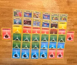 Vintage Pokemon WOTC Lot 90+ Cards 1999 Base 1st Ed Tentacruel Dark Alakazam - Image 2