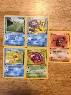Vintage Pokemon WOTC Lot 90+ Cards 1999 Base 1st Ed Tentacruel Dark Alakazam - Image 3