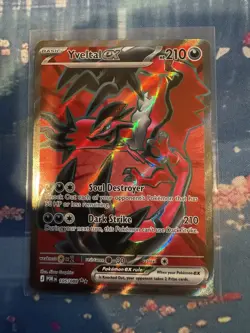 Pokemon Yveltal EX Basic Full Art Ultra Rare Holo 105/088 Dark Type 210 HP EN - Image 1