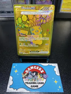 Pikachu EX 179/131 Sv: Pokemon Prismatic Evolutions Hyper Rare Full Art Holo EN - Image 4