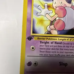 Pokemon Card - Sabrina's Mr. Mime Gym Heroes 94/132 Common 1st Edition - Image 5