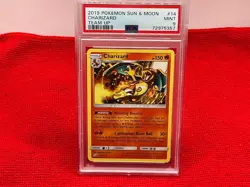Pokemon TCG Charizard 14/181 Sun & Moon Team Up 2019 PSA 9 - Image 1
