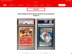 Pokemon TCG Charizard 14/181 Sun & Moon Team Up 2019 PSA 9 - Image 3