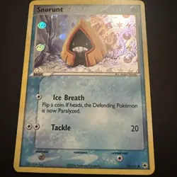 Pokemon Snorunt 73/101 EX Hidden Legends 2004 Reverse Holo - MINT - Image 1