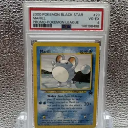 Pokemon PSA 4 Marill Black Star Promo Regular - Image 1