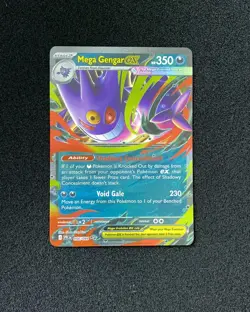 2025 Pokemon TCG Eng Phantasmal Flames PFL EN 056/094 Mega Gengar Ex Holo JA75 - Image 1
