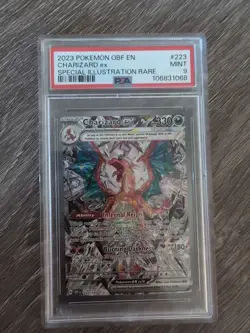 Pokemon TCG Charizard EX Sir Obsidian Flames 223/197 PSA 9 - Image 1