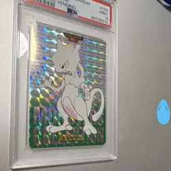 Pokemon Mewtwo Vending Series 3 Green Japanese #150 PSA 9 Regular 1996 - Image 2