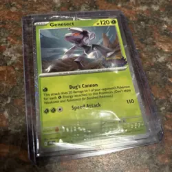 Pokemon TCG Phantasmal Flames Genesect 008/094 Stamped Bestbuy Exclusive Promo - Image 1