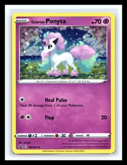 💥 GALARIAN PONYTA Pokemon 25th Anniversary General Mills Promo HOLO # SWSH013 - Image 1