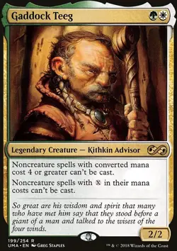 MTG Magic the Gathering Gaddock Teeg (199/271) Ultimate Masters NM - Image 1
