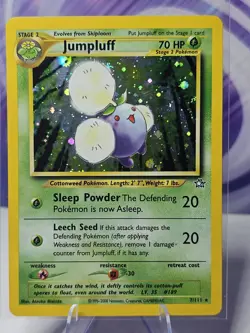 Jumpluff 11/132 Secret Wonders Holo Vintage Pokemon TCG MP - Image 1