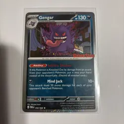 Gengar 050/088 Gamestop Stamped Promo - Pokemon TCG: Perfect Order - NOT SEALED - Image 1