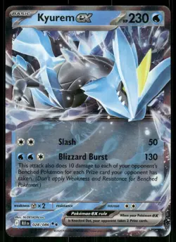 Kyurem EX #28/86 2025 Scarlet & Violet Black Bolt Holo - Image 1