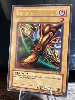 Yu-Gi-Oh TCG Right Leg Of The Forbidden One #LOB-EN120 - Image 1