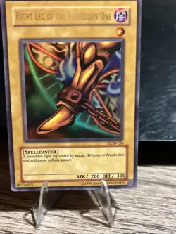 Yu-Gi-Oh TCG Right Leg Of The Forbidden One #LOB-EN120 - Image 5