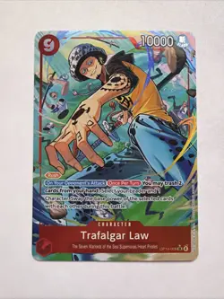 One Piece | Trafalgar Law | OP14-009 | Alt Art (SR) | NM - Image 1