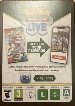 Pokemon 151 UPC Redeem Card Super Rare Mew Box - Image 1