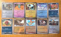 Pokemon TCG: 10 Card Lot - Black Bolt & White Flare Poke Ball Holo - Image 1