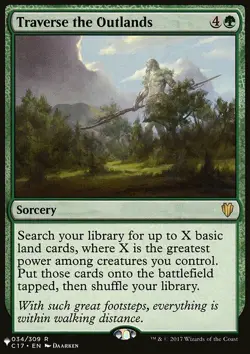 MTG Magic the Gathering Traverse the Outlands (484/1027) The List NM - Image 1