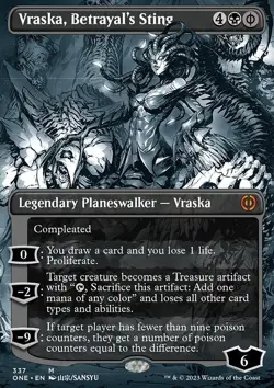 MTG Vraska, Betrayal's Sting (337/493) Phyrexia All Will Be One NM - Image 1
