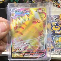 Pokemon TCG Pikachu VMAX SWSH286 Sword & Shield Promo Holo VMAX Card 2023 - Image 1