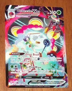 2022 Pokemon Lost Origin Orbeetle Vmax Card - Image 1