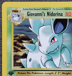1st Edition Giovanni's Nidorina - Gym Challenge - #44/132 - Vintage Pokemon Card - Image 2