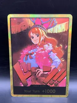 DON!! Card Nami (Gold) One Piece Heroines Edition English - Image 1
