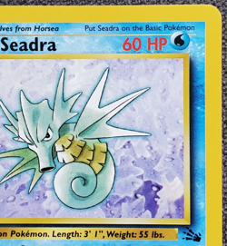 1st Edition Seadra - Fossil - #42/62 - Vintage Pokemon Card 1999 WOTC - Image 3