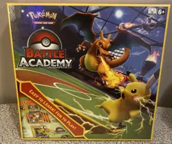 Pokemon TCG: BATTLE ACADEMY BOX | PIKACHU MEWTWO CHARIZARD CARDS FACTORY SEALED 820650807893 - Image 1