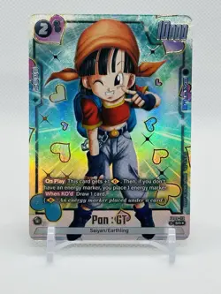 Pan : GT FB09-112 Alternate Art Dual Evolution Dragon Ball Card English Fusion - Image 1