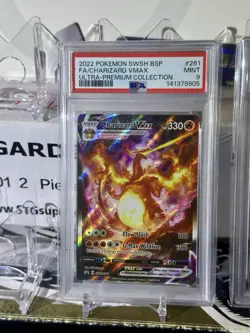Lot Of 5 ) PSA Pokemon Cards , FA/WEAVILE , ROTOM ex, FA/EEVEE VMAX, CHARIZARD + - Image 5