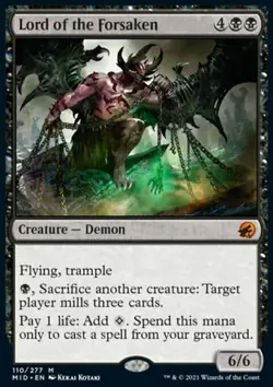 MTG Lord of the Forsaken (110/473) Innistrad Midnight Hunt NM - Image 1