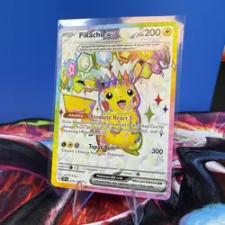 Pikachu EX 219/191 Sv08: Surging Sparks Tera Ultra Rare Holo Pokemon Card Mint - Image 2