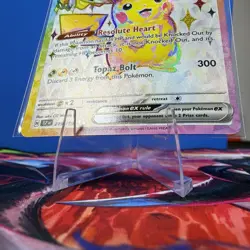 Pikachu EX 219/191 Sv08: Surging Sparks Tera Ultra Rare Holo Pokemon Card Mint - Image 4
