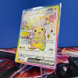 Pikachu EX 219/191 Sv08: Surging Sparks Tera Ultra Rare Holo Pokemon Card Mint - Image 5