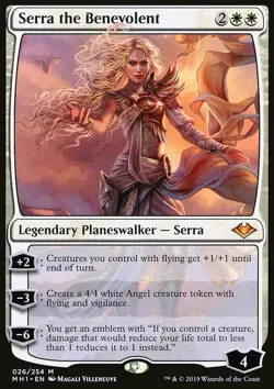 MTG Magic the Gathering Serra the Benevolent (26/316) Modern Horizons NM - Image 1