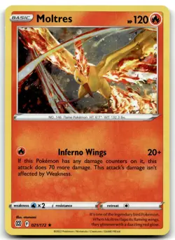 Moltres (Cosmos Holo) 021/172 Miscellaneous Cards & Products Promo Holo Pokemon - Image 1