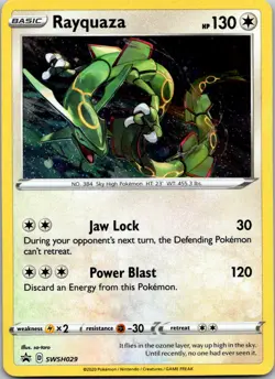 Rayquaza - Promo SWSH: Sword & Shield Promo Cards SWSH029 NM Sea and Sky Premium - Image 1