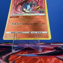 Radiant Charizard 011/078 Pokemon Go Holo Pokemon Card - Image 4